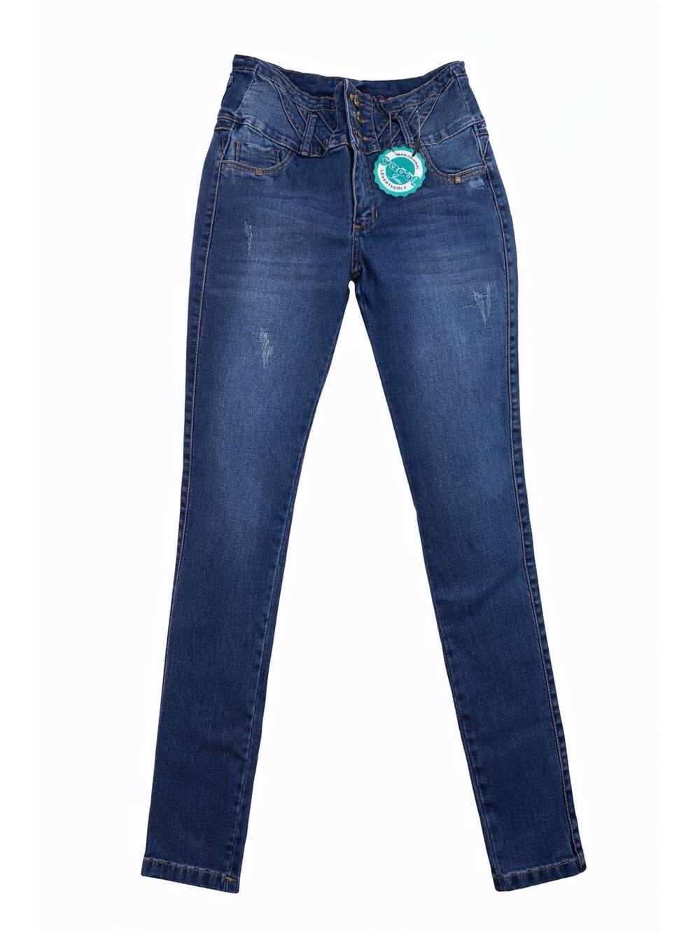 Tummy Control Colombian Jeans‎ Butt Lift Size 6 Stretch
